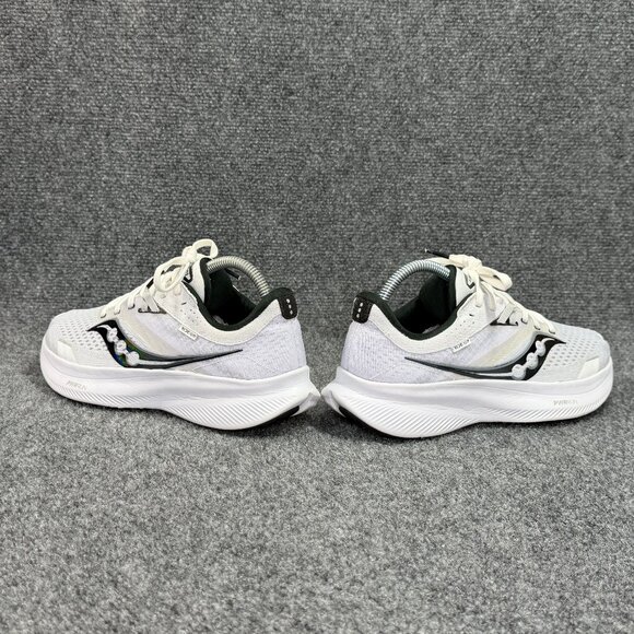 Saucony Ride 16 Running Shoes Women's Size 7.5 White Athletic Training Sneakers - Picture 7 of 12